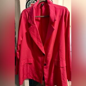 298- shein hot pink blazer